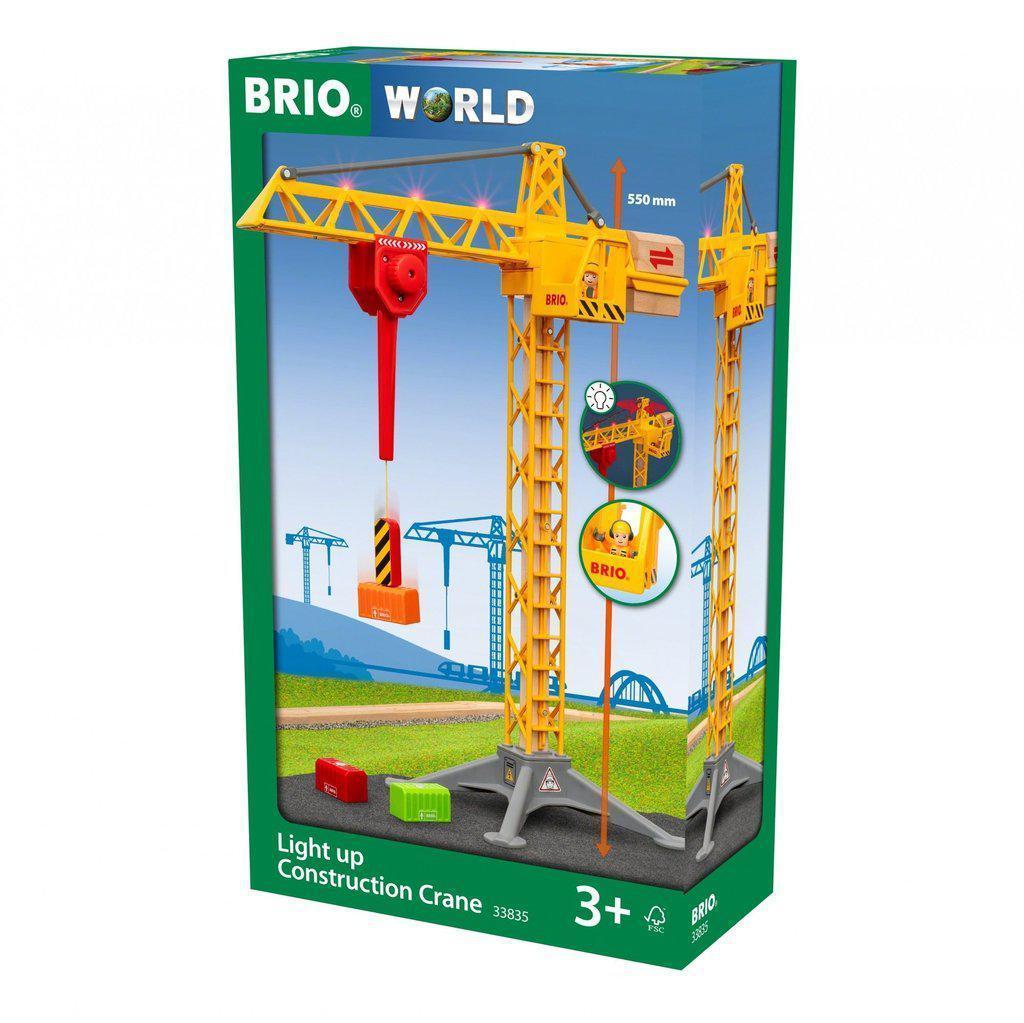 BRIO Light Up Construction Crane-Brio-The Red Balloon Toy Store