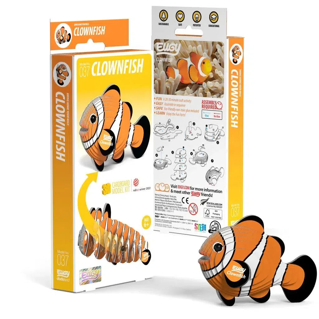 Clownfish 3D Puzzle-SAFARI LTD. USA-The Red Balloon Toy Store