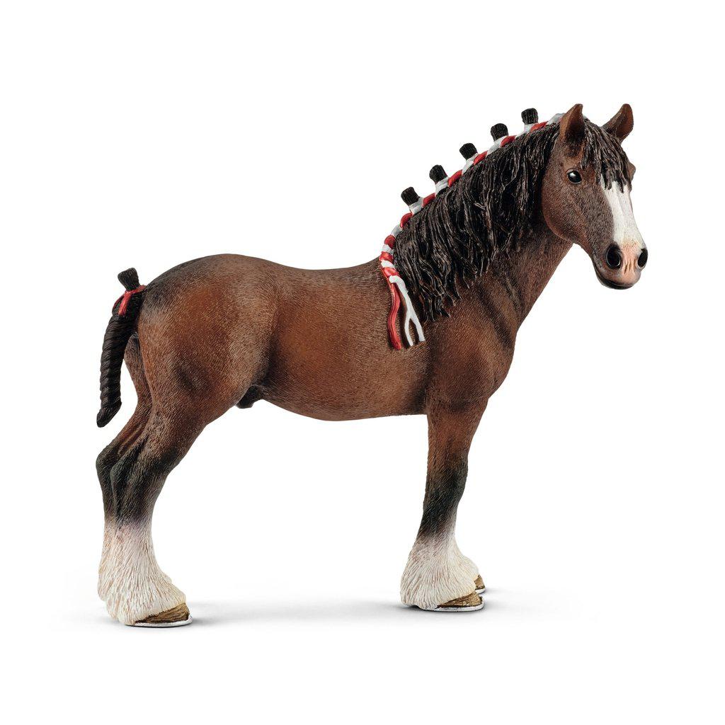 Clydesdale gelding (13808L)-Schleich-The Red Balloon Toy Store