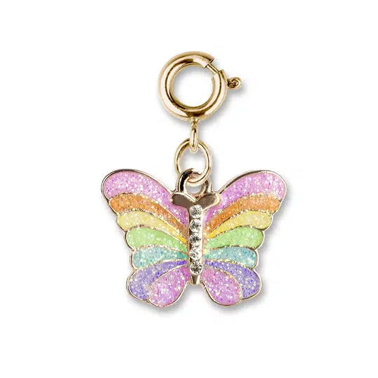 A charm that is a rainbow butterfly