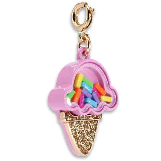 side of ice cream cone charm