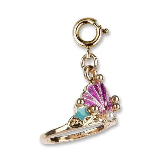 side of mermaid tiara charm