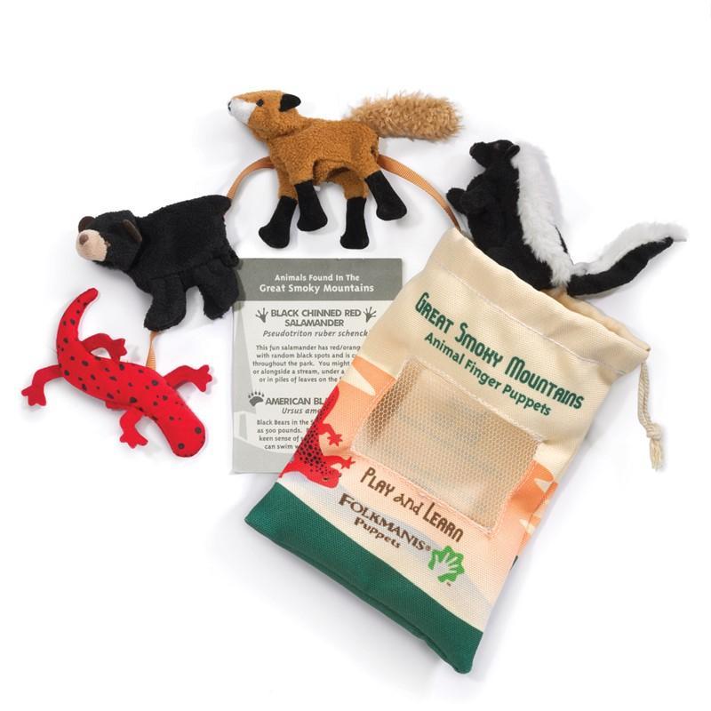 Great Smoky Mountain Animal Set-Folkmanis Inc.-The Red Balloon Toy Store