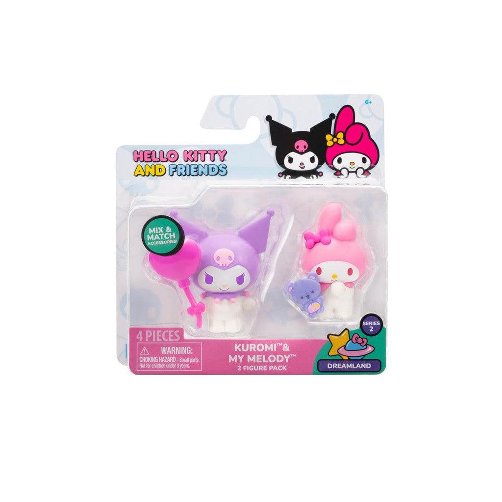 Hello Kitty & Friends 2-in Figure 2-pk Assortment-License 2 Play-The Red Balloon Toy Store