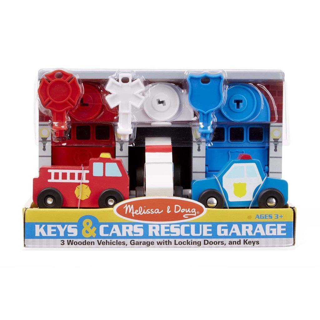 Keys & Cars Rescue Garage-Melissa & Doug-The Red Balloon Toy Store