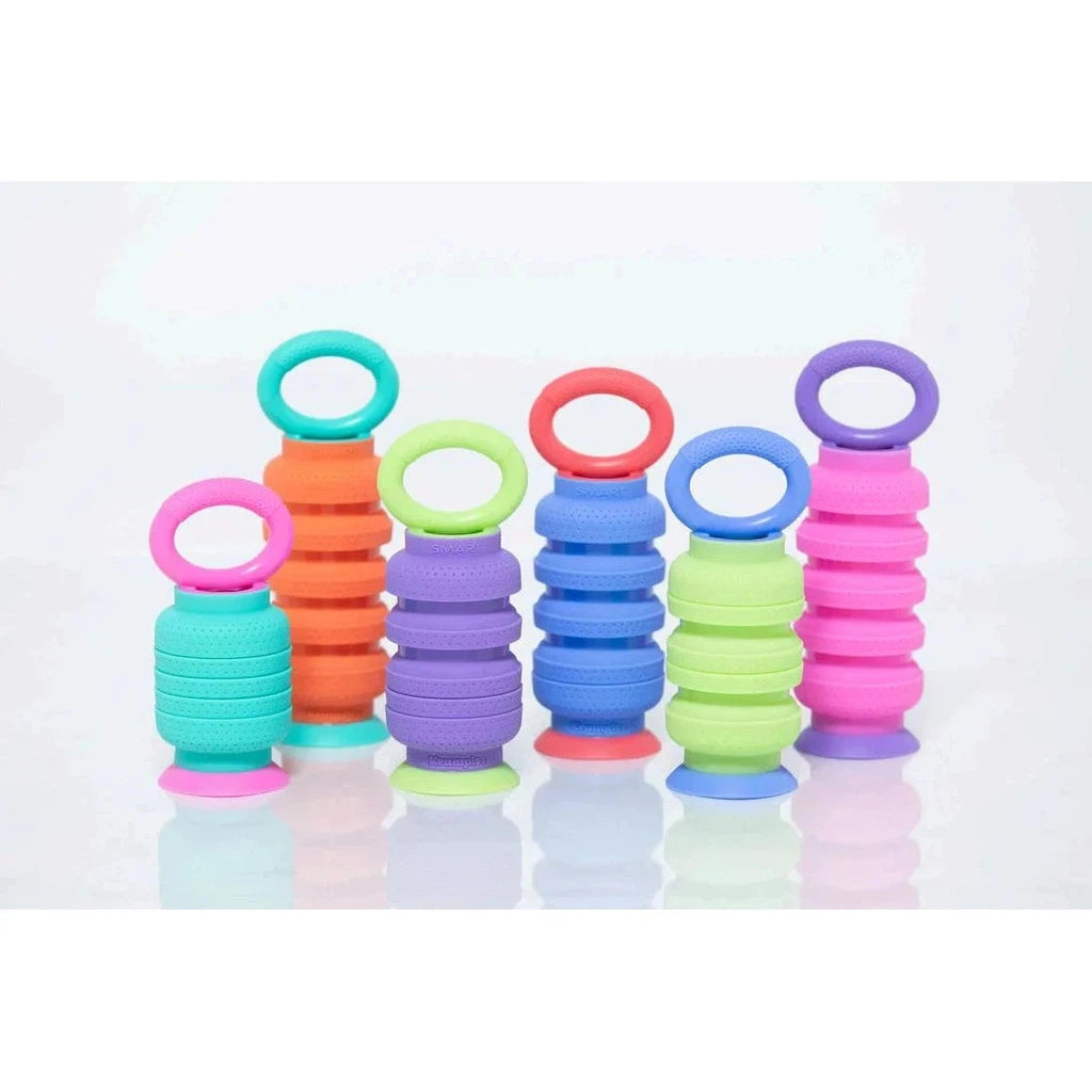 Assortment of Krumples Fidget Toy in bright colors