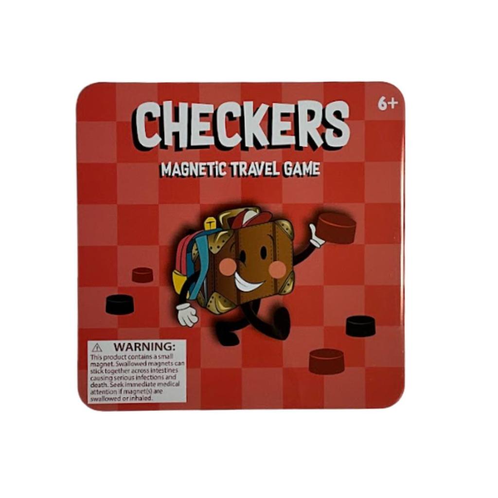Checkers Magnetic Travel Game-Toysmith-The Red Balloon Toy Store