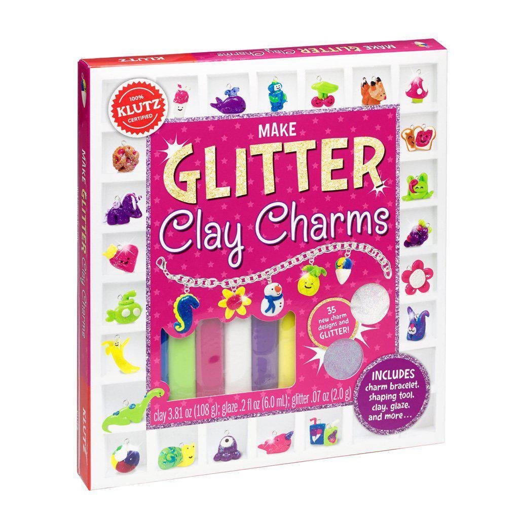 Make Glitter Clay Charms-KLUTZ-The Red Balloon Toy Store