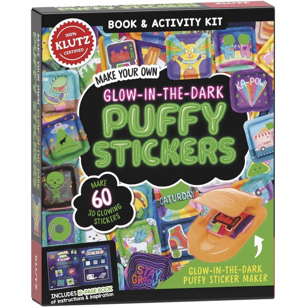 Make Your Own Glow-in-the-Dark Puffy Stickers-KLUTZ-The Red Balloon Toy Store