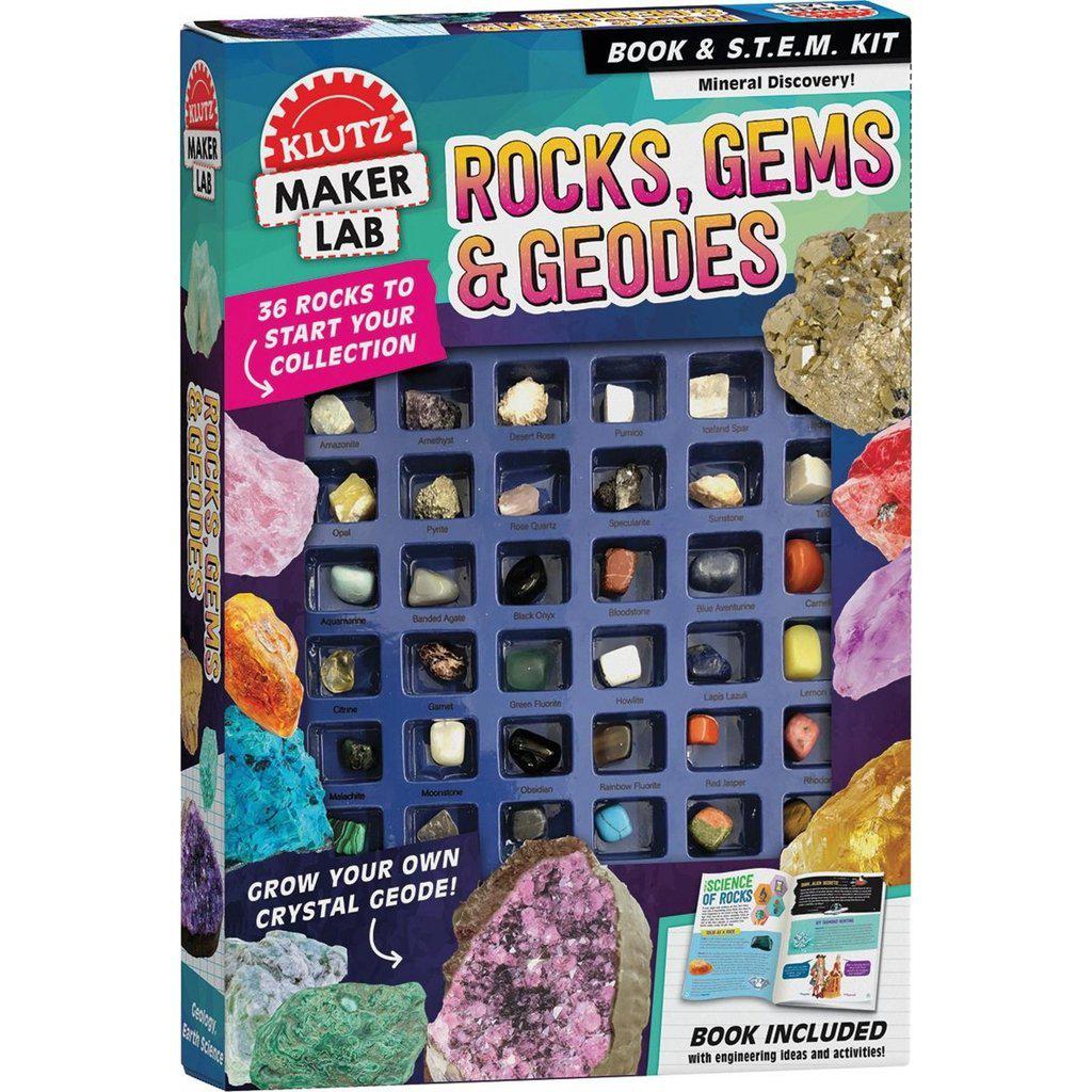 Maker Lab - Rocks, Gems & Geodes-KLUTZ-The Red Balloon Toy Store