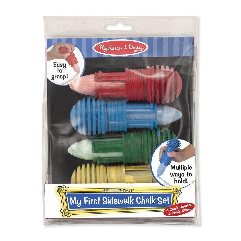 My First Sidewalk Chalk Set-Melissa & Doug-The Red Balloon Toy Store