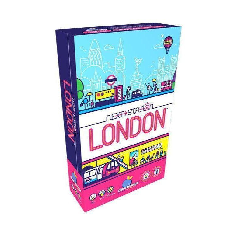 Colorful box of "London" board game featuring iconic city landmarks and vibrant graphics.