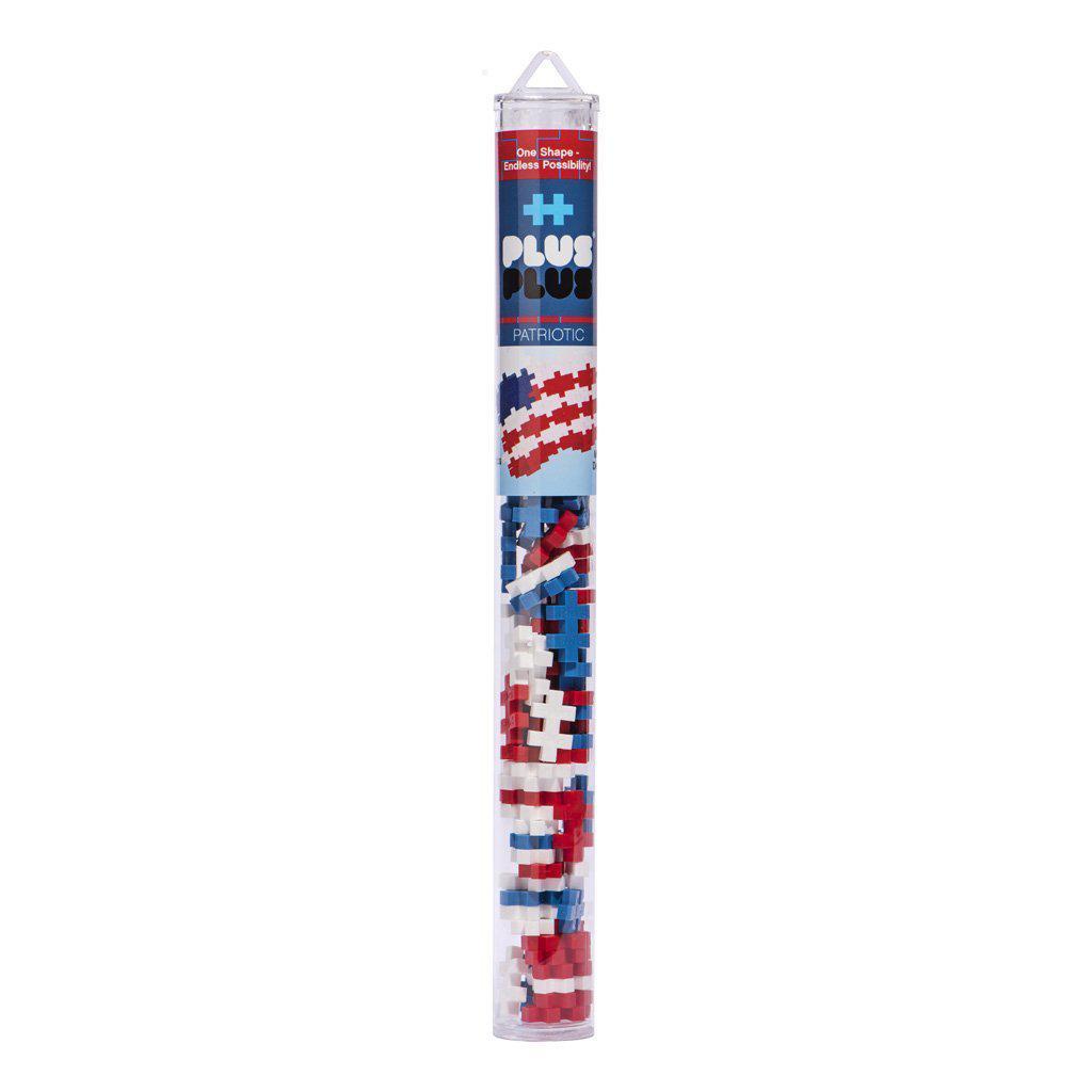 Patriotic Open Play Tube-Plus-Plus-The Red Balloon Toy Store