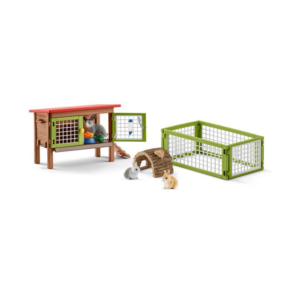 Rabbit Hutch-Schleich-The Red Balloon Toy Store