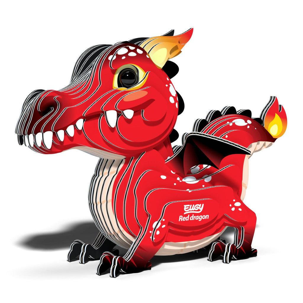 Red Dragon 3D Puzzle-Eugy-The Red Balloon Toy Store