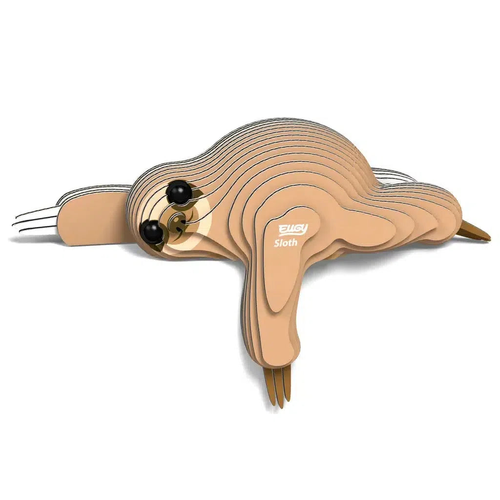 This 3D layered model of a sloth lying down doubles as an engaging 3D puzzle, with cut-out sections revealing different layers. Perfect for illustrating STEM concepts, this eco-friendly design merges education and sustainability seamlessly.