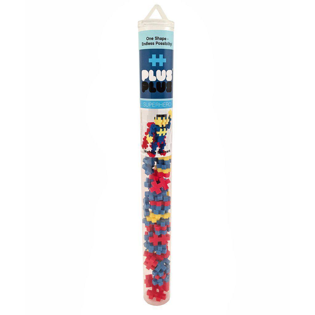 Mini Maker Tube - Superhero-Plus-Plus-The Red Balloon Toy Store