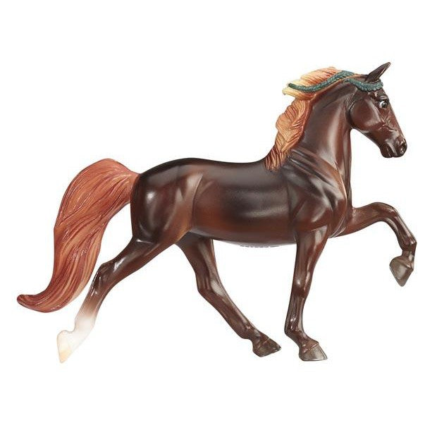 breyer chestnut brown colored horse.