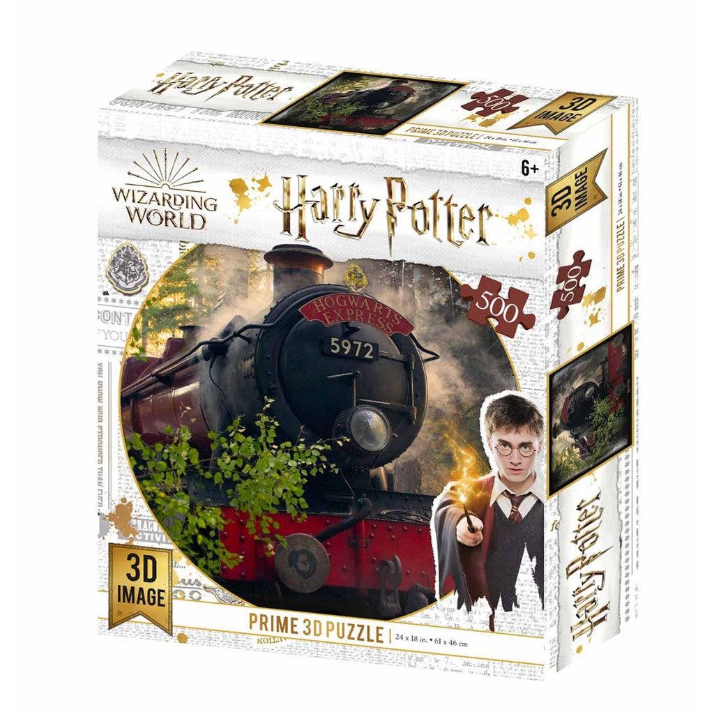 Discover the magic with this 500-piece Harry Potter Hogwarts Express 3D puzzle. Featuring the iconic train and a young wizard holding a wand, it’s a must-have for fans.