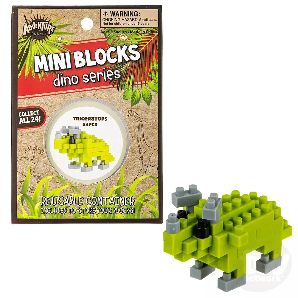 Triceratops - Mini Blocks-Adventure Planet-The Red Balloon Toy Store