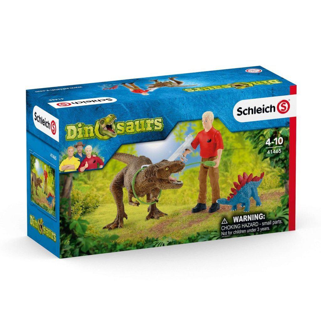 Tyrannosaurus Rex Attack-Schleich-The Red Balloon Toy Store