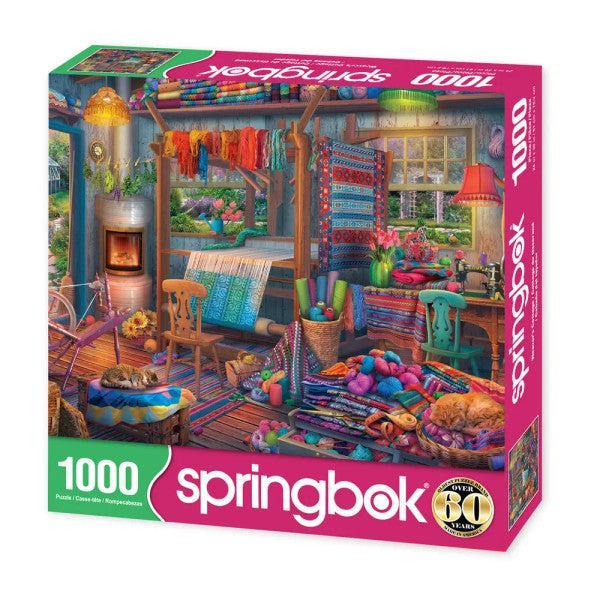 Weaver's Cottage-Springbok puzzles-The Red Balloon Toy Store