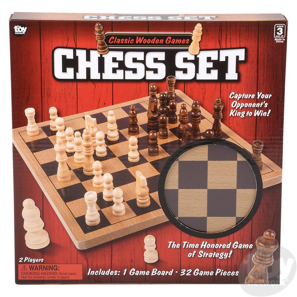 10" Wooden Chess Set-The Toy Network-The Red Balloon Toy Store