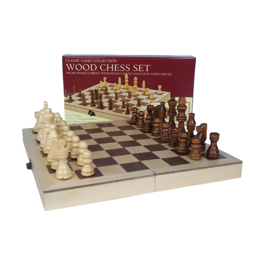 10.5" Folding Chess Set-John N. Hansen-The Red Balloon Toy Store