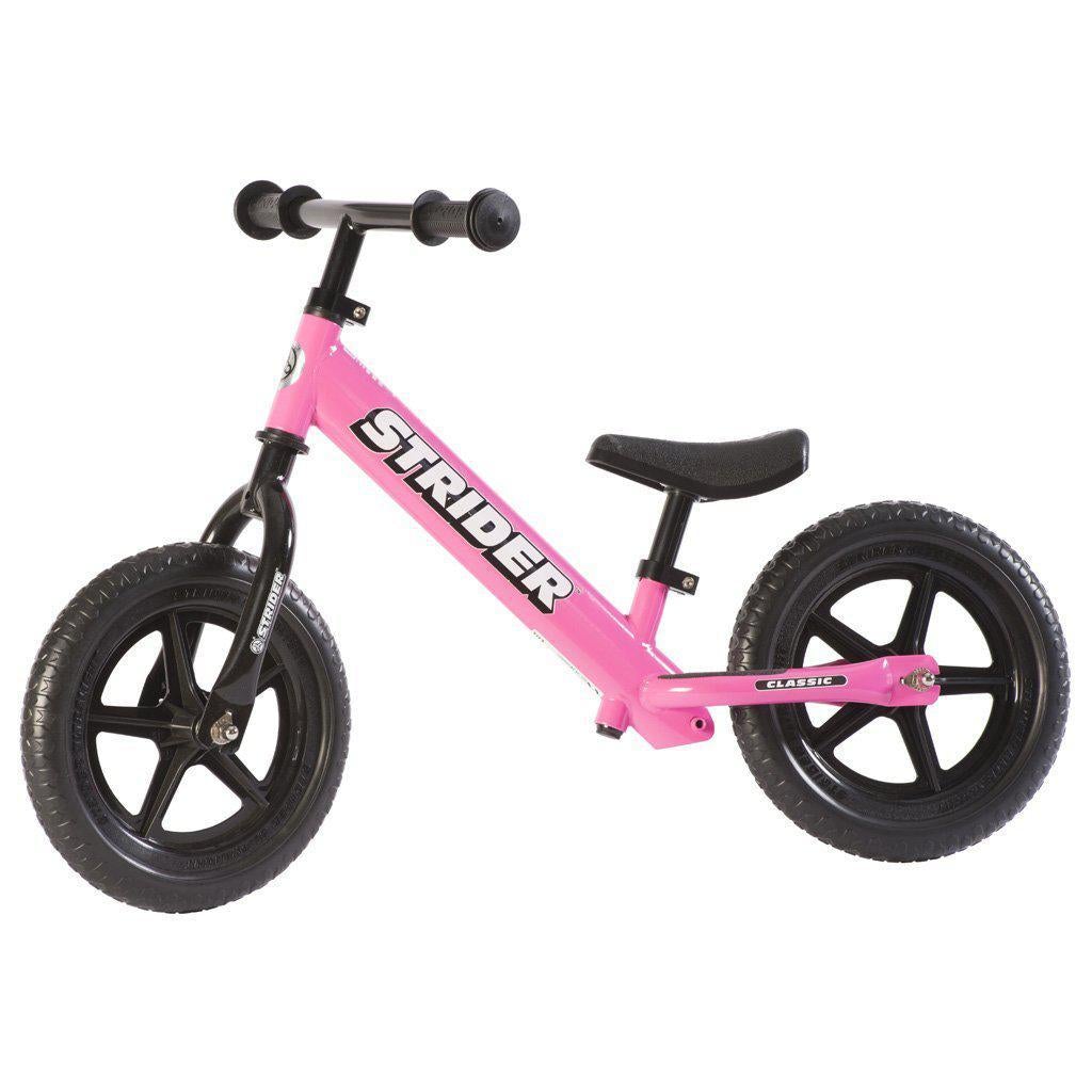 12 Classic Balance Bike - Pink-Strider-The Red Balloon Toy Store