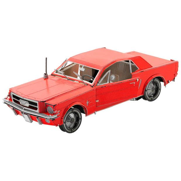 1965 Ford Mustang (Red)-Metal Earth-The Red Balloon Toy Store