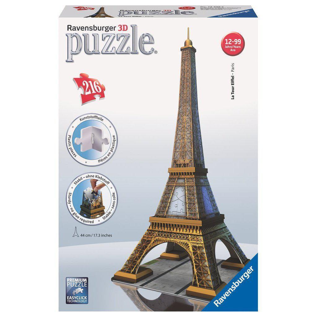 3D Puzzle - Eiffel Tower-Ravensburger-The Red Balloon Toy Store