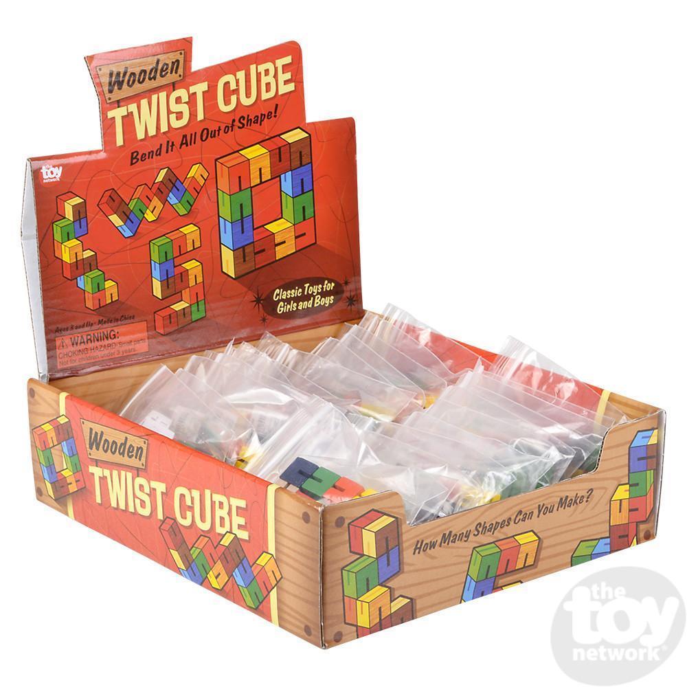 6" Wooden Twist Cube-The Toy Network-The Red Balloon Toy Store