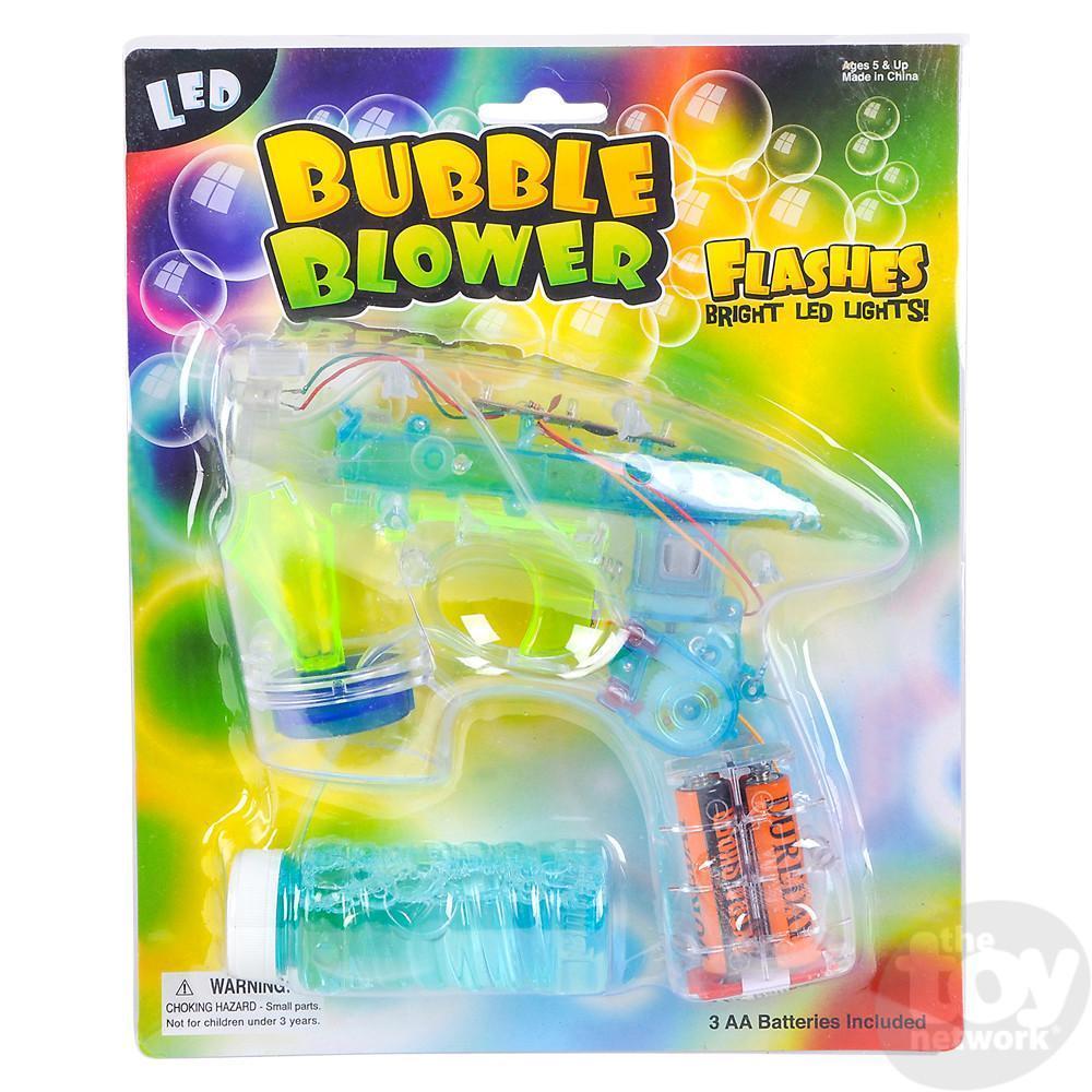 7" Transparent Light-Up Bubble Blaster-The Toy Network-The Red Balloon Toy Store