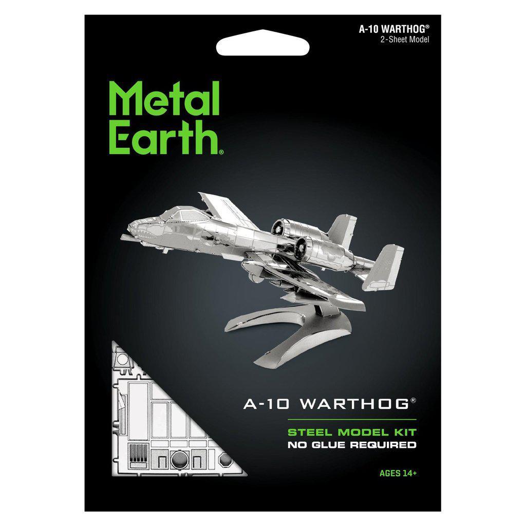 A-10 Warthog Airplane-Metal Earth-The Red Balloon Toy Store