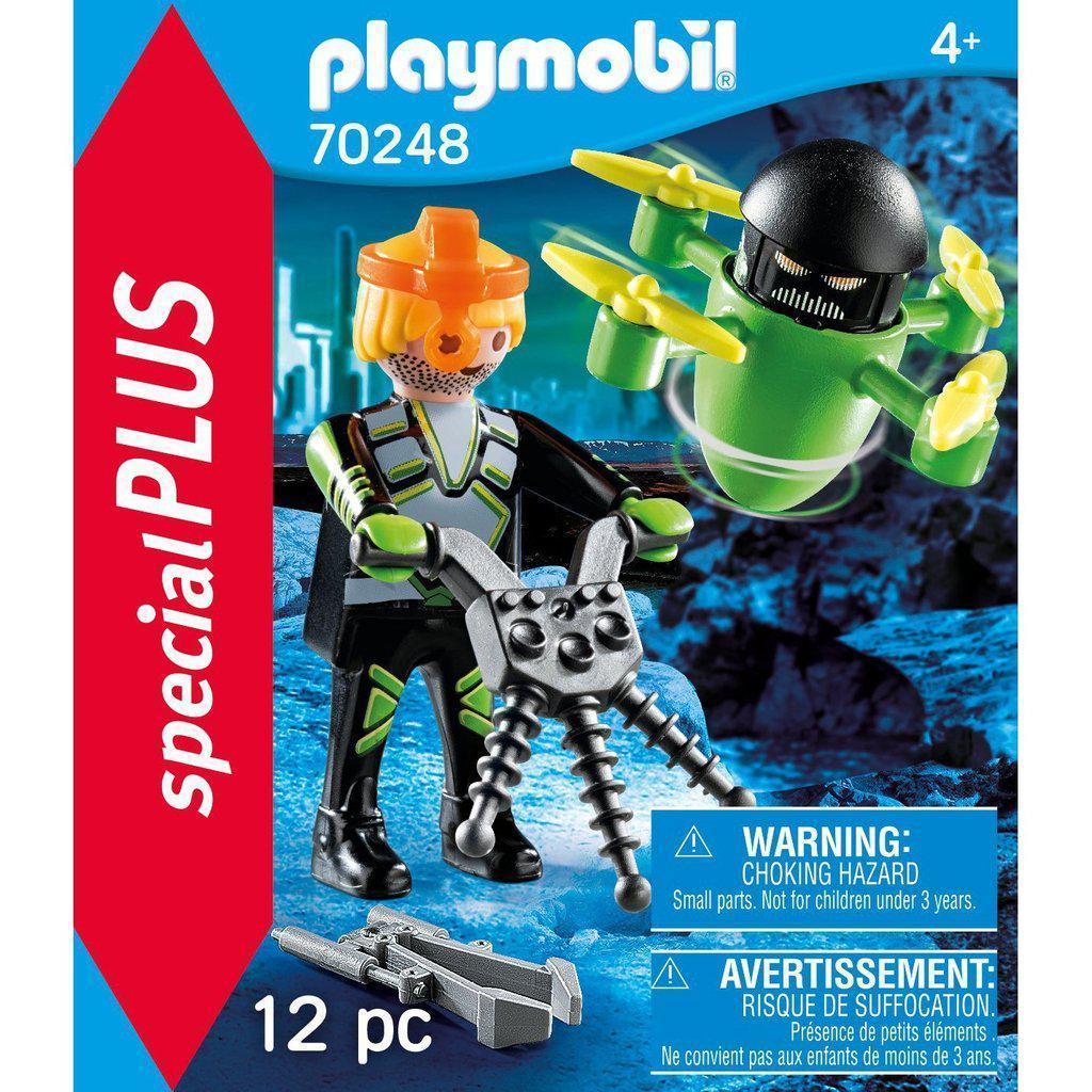 Agent with Drone-Playmobil-The Red Balloon Toy Store