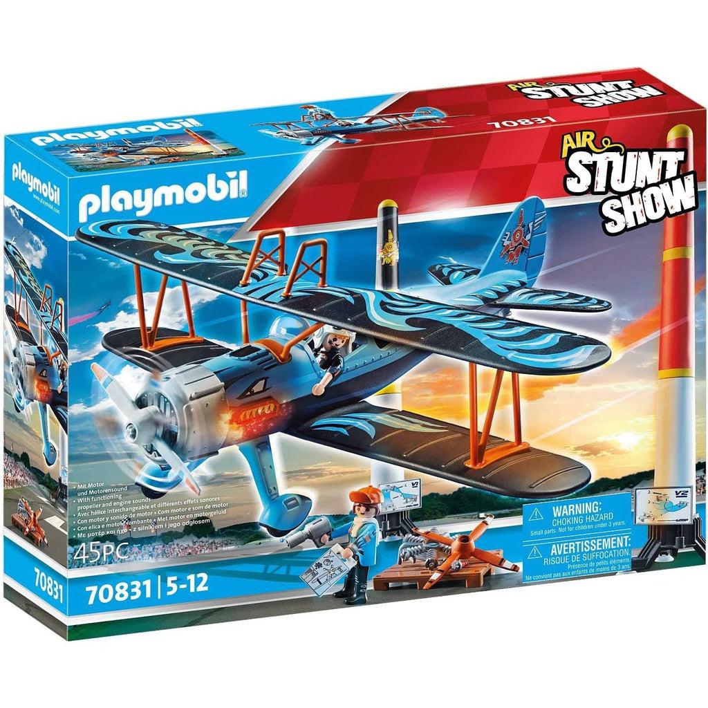 Air Stunt Show - Phoenix Biplane-Playmobil-The Red Balloon Toy Store