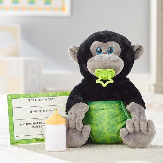 Baby Gorilla Plush-Melissa & Doug-The Red Balloon Toy Store