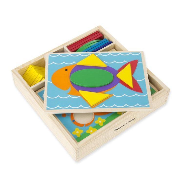 Beginner Pattern Blocks-Melissa & Doug-The Red Balloon Toy Store