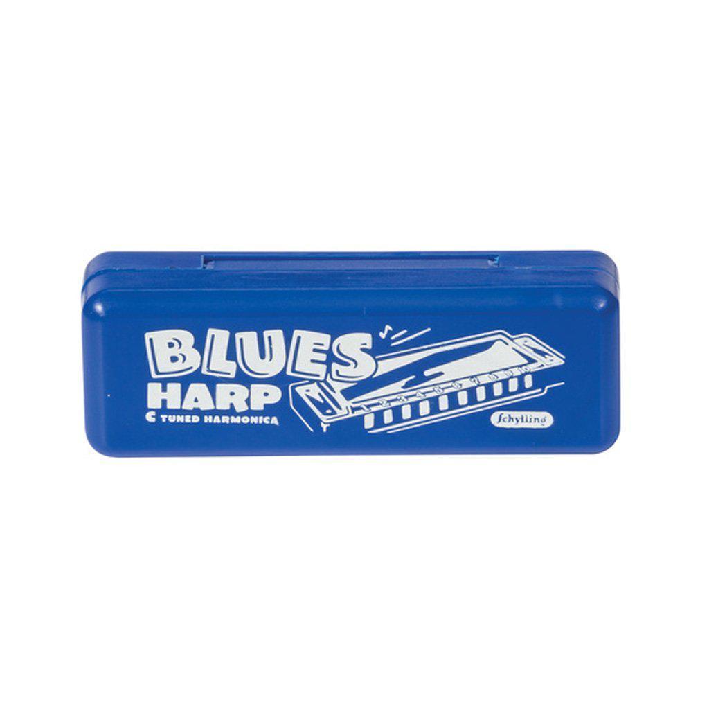 Blues Harmonica In Plastic Case-Schylling-The Red Balloon Toy Store