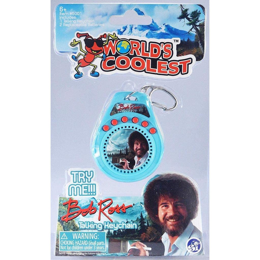 Bob Ross Talking Keychain - World's Coolest-World's Smallest-The Red Balloon Toy Store