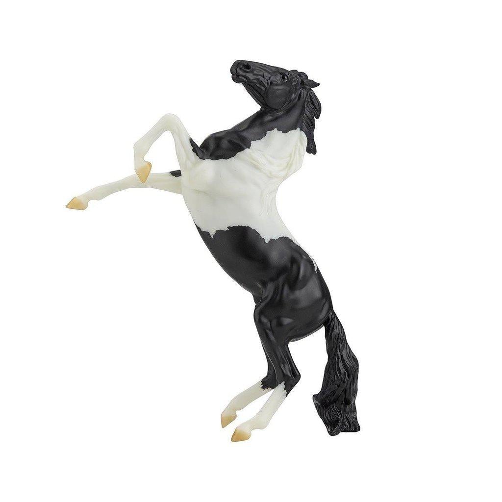 Breyer Black Pinto Rearing Mustang-Breyer-The Red Balloon Toy Store