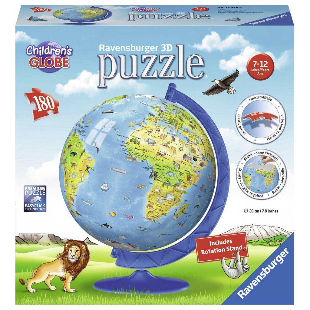 Children's Globe 3D Puzzle-Ravensburger-The Red Balloon Toy Store