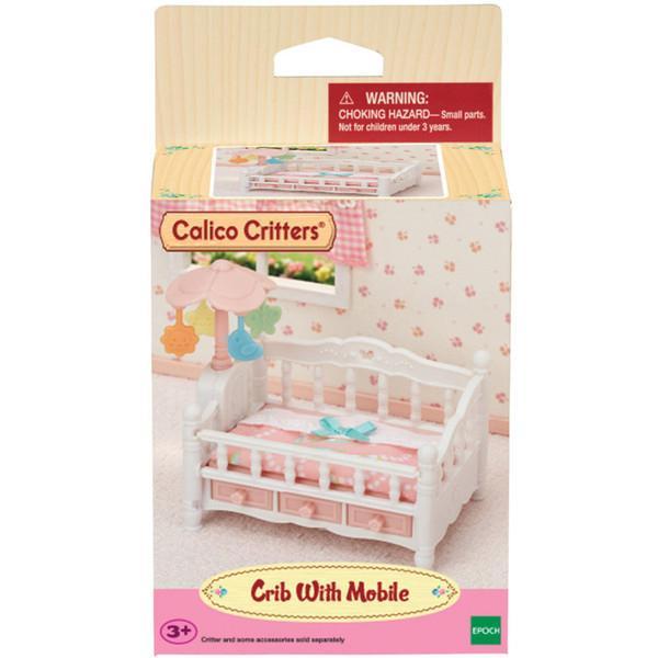 Crib with Mobile-Calico Critters-The Red Balloon Toy Store