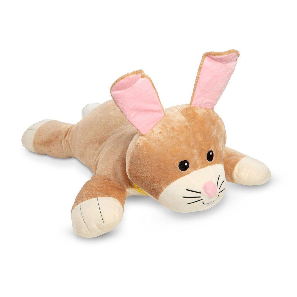 Cuddle Bunny Jumbo Plush Stuffed Animal-Melissa & Doug-The Red Balloon Toy Store