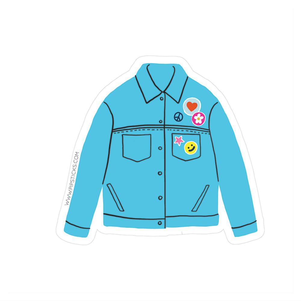 Denim Jacket Vinyl Sticker-PipStickers-The Red Balloon Toy Store