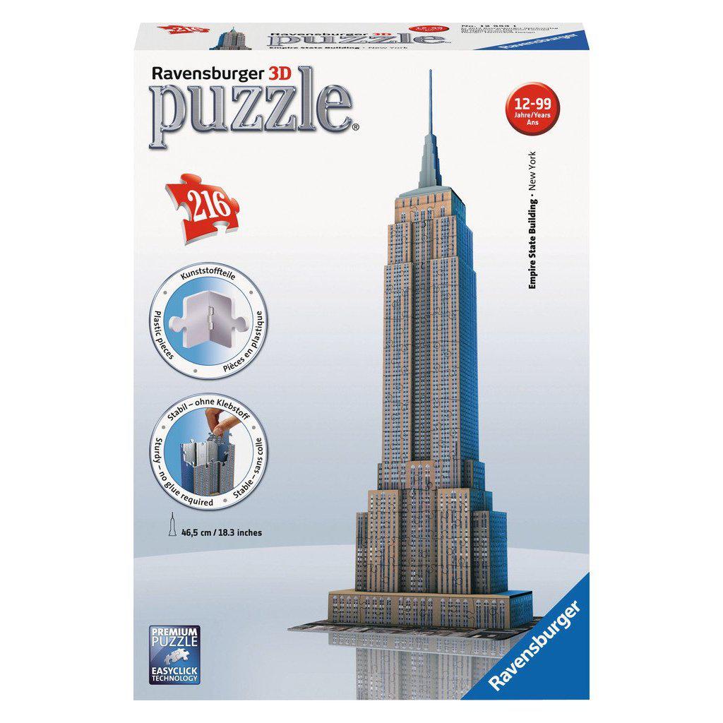 Empire State Building 3D Puzzle-Ravensburger-The Red Balloon Toy Store