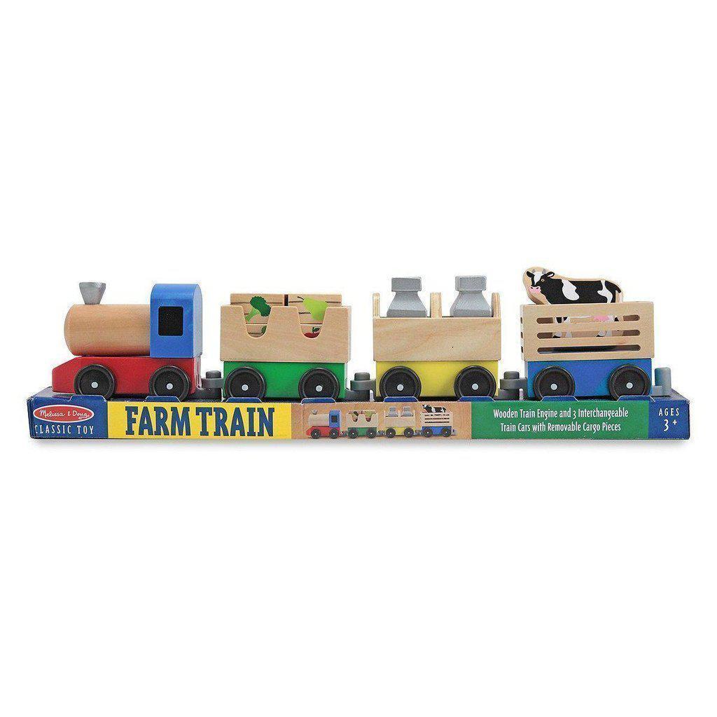 Farm Train - Melissa and Doug-Melissa & Doug-The Red Balloon Toy Store