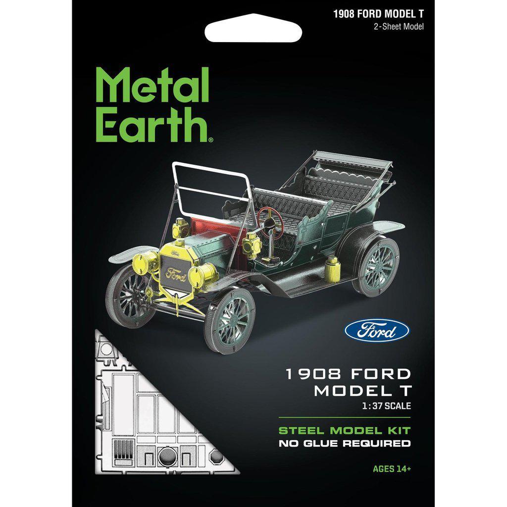 Fascinations Metal Earth 1908 Ford Model T (Dark Green)-Metal Earth-The Red Balloon Toy Store