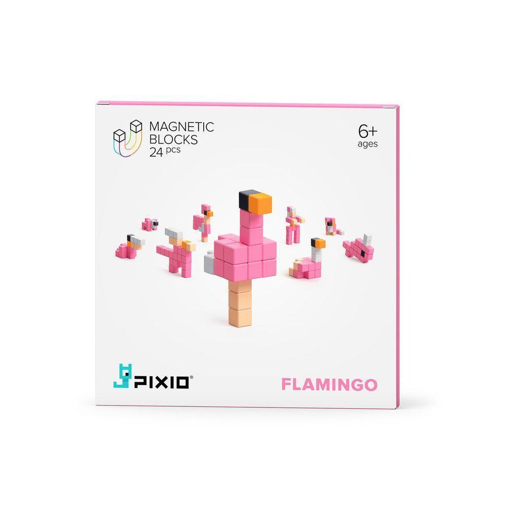 Flamingo - 24 Blocks - Pixio-Pixio-The Red Balloon Toy Store