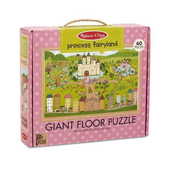 Floor Puzzle: Princess Fairyland 60 pcs-Melissa & Doug-The Red Balloon Toy Store